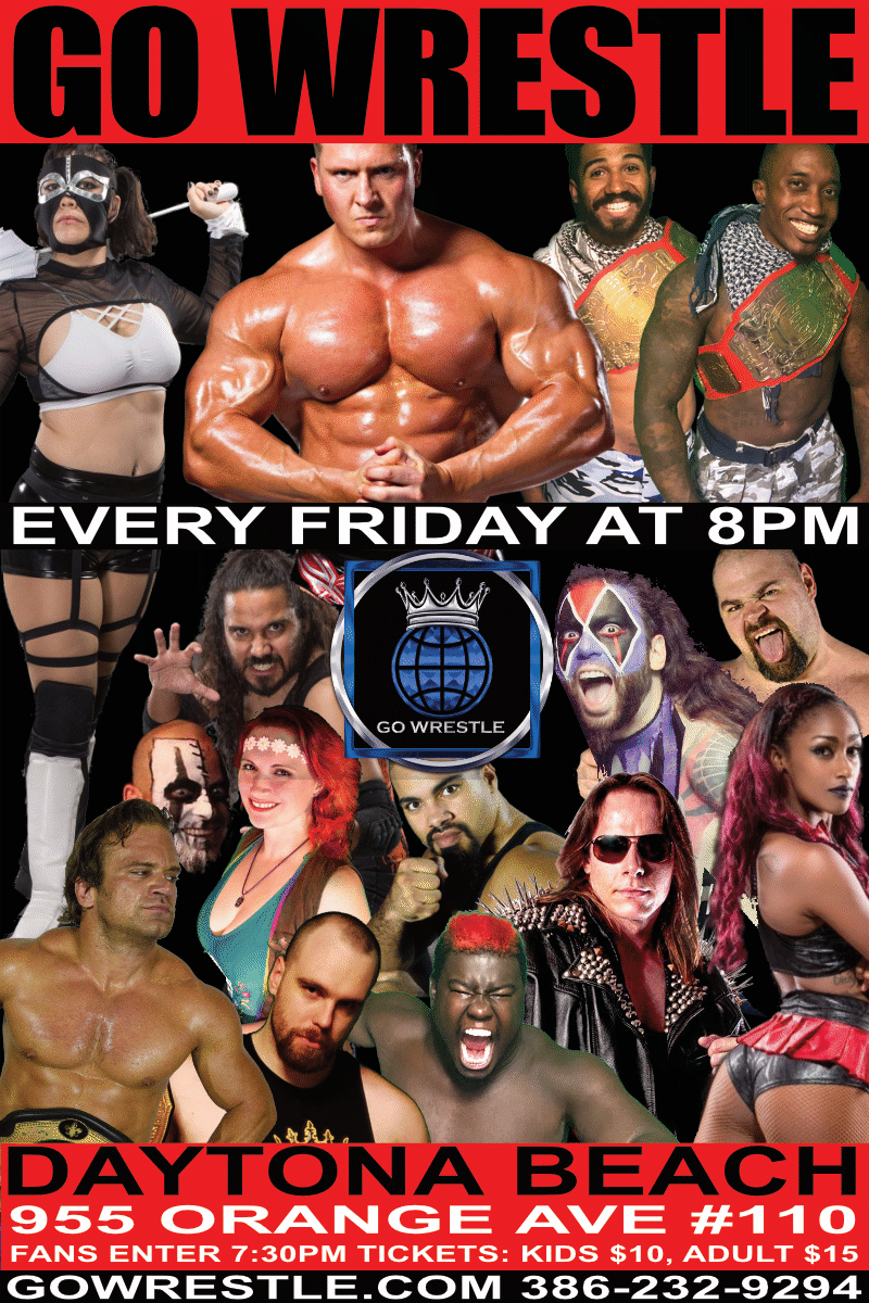 Live Wrestling Every Friday in Daytona Beach! Go Wrestle