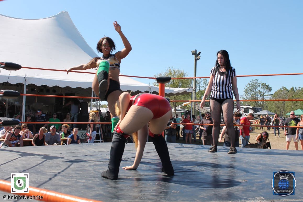 Anna is eliminated after the ax kick! — with Jillian Wyatt at Cacklebery Campground.