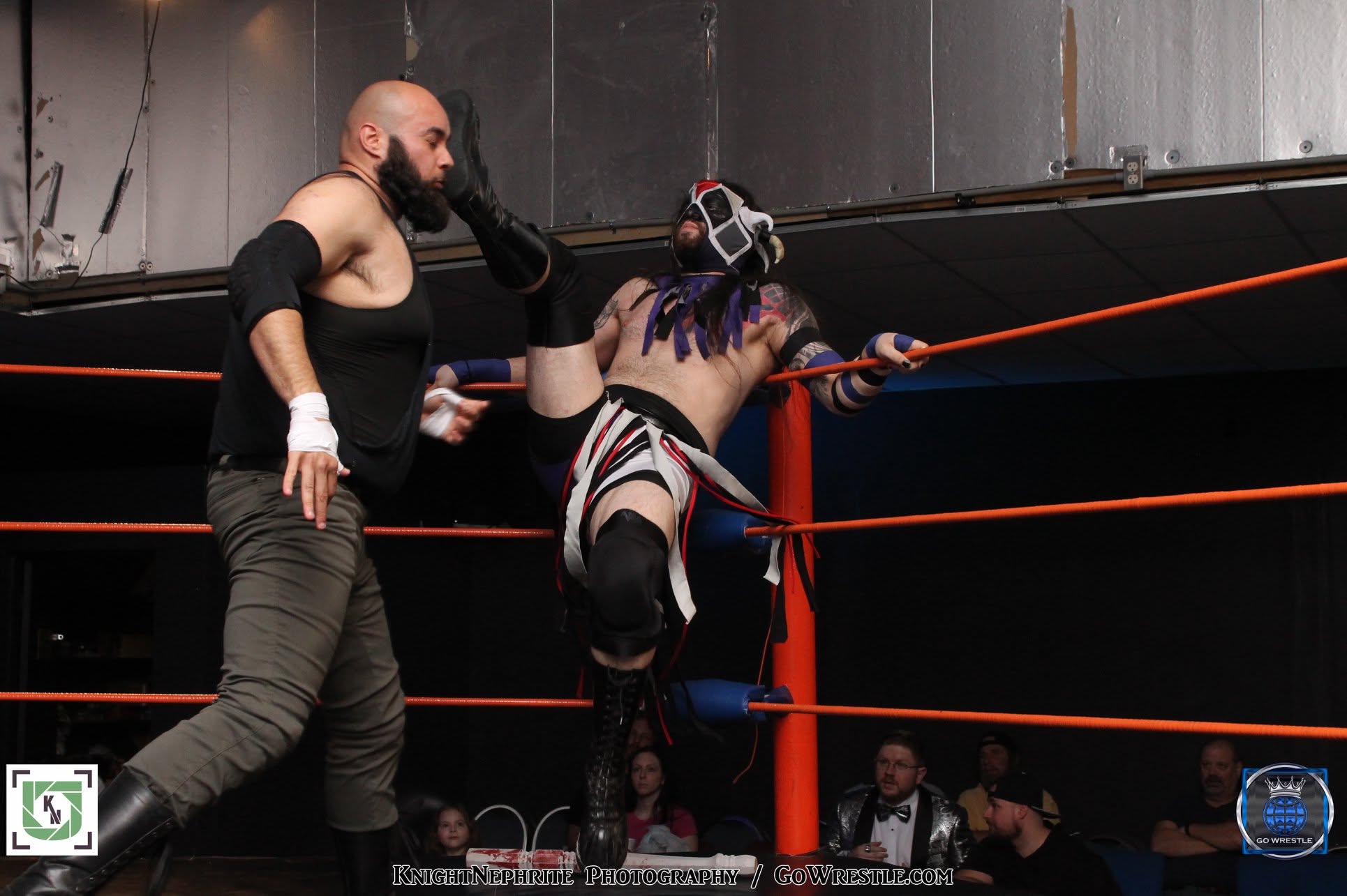 — with Salazar De La Muerte at Go Wrestle.