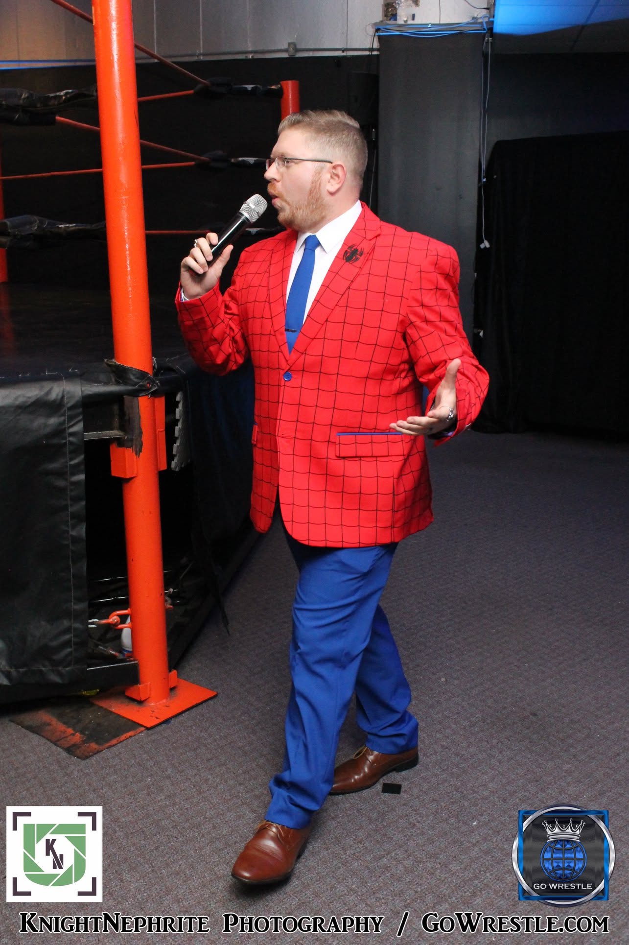 The Young Professor showing off another excellent custom suit! This one Spider Man themed!